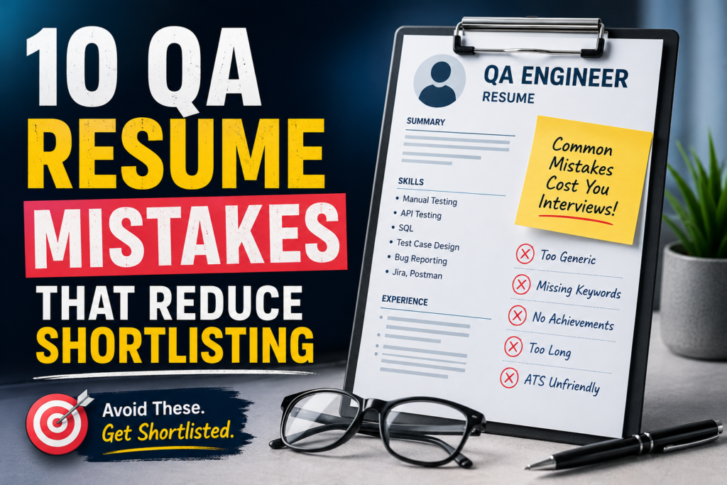 10 QA resume mistakes that reduce shortlisting