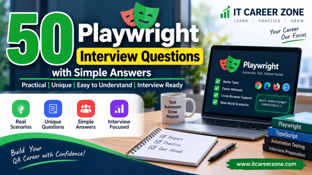 50 Playwright interview questions and answers for QA automation engineers
