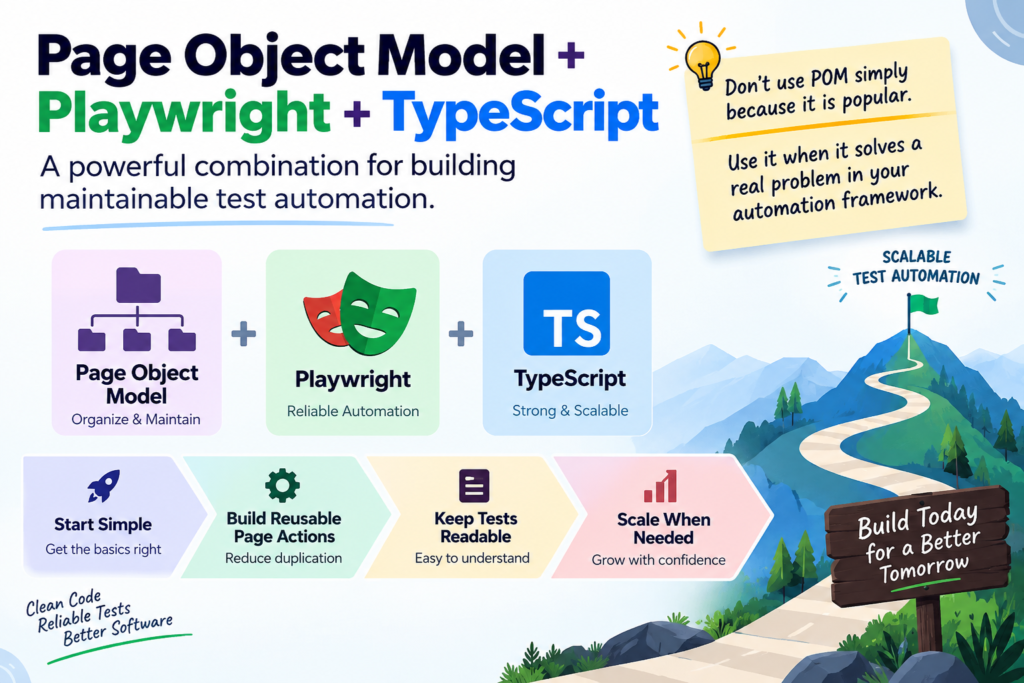 Page Object Model with Playwright and TypeScript for maintainable test automation