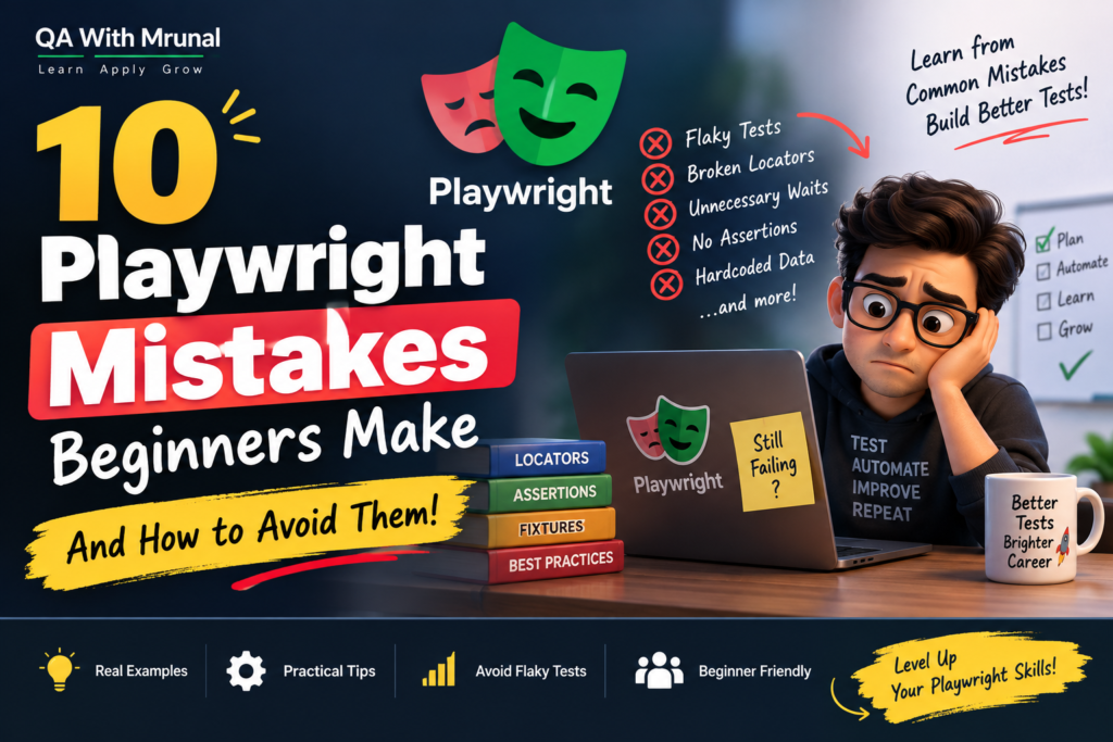 10 Playwright mistakes beginners make and how to avoid them